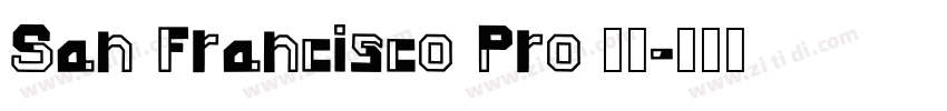 San Francisco Pro 字体字体转换